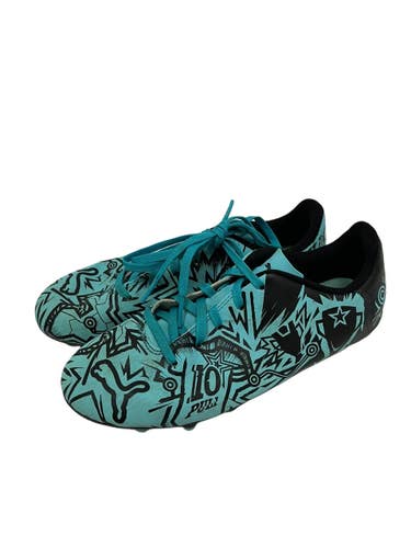 Used Puma PULISIC Soccer Cleats Carolina Blue Junior 04 11692-S000158733