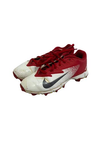 Used Nike VAPOR ULTRAFLY KEY BB/SB Cleats White And Red Junior 02 11692-S000158801