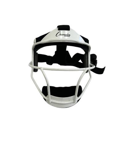 Used Champion Sports FIELDERS MASK BB/SB Fielders Mask White One Size 11692-S000158815
