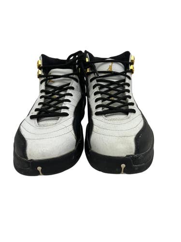 Used Jordan 12 RETRO Basketball Shoes M Black And White Senior 7 11692-S000158635