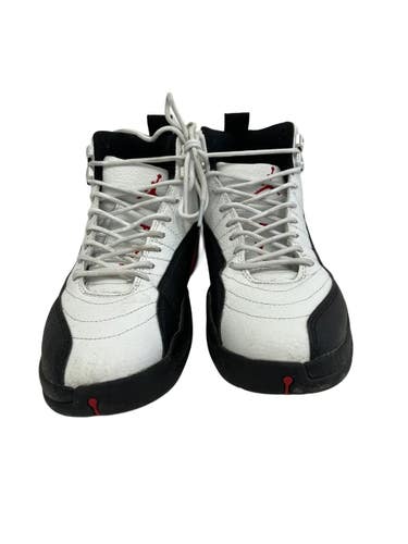 Used Jordan 12 RETRO Basketball Shoes M Black And White Senior 7 11692-S000158636