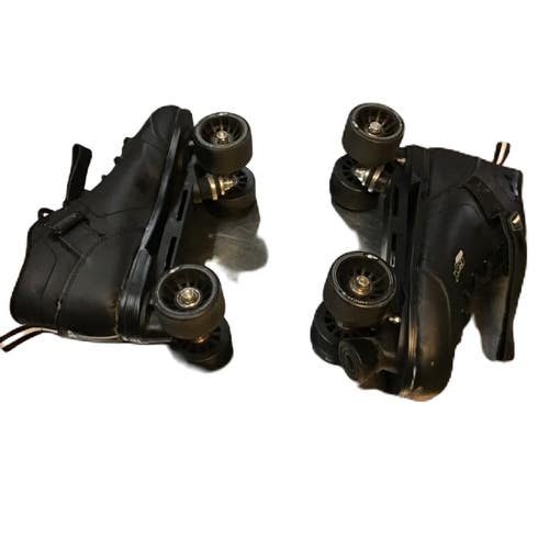 Used Pacer GTX 500 Senior Roller Quad Skates Black Senior 11 11730-S000074855
