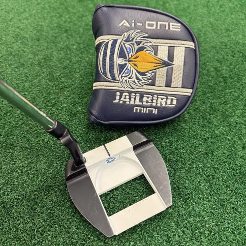 Odyssey Ai One Milled Jailbird Mini CH Mallet Putter RH 35" w/HC Stroke Lab