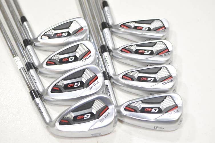 Ping G410 4-W, UW Iron Set Stiff Flex Right AWT 2.0 Steel #229627