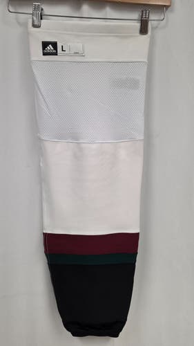 (Made in Canada) Arizona Coyotes away adidas Hockey Socks PRO STOCK - XL+