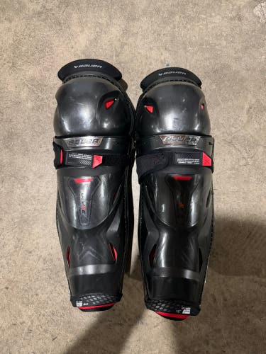 Senior Bauer Vapor 3X Pro 15" Shin Pads (Used)