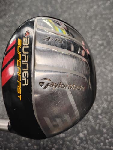 Used Taylormade BURNER SUPERFAST 2.0 Mens Fairway Wood RH 3 Wood 11849-S000045309