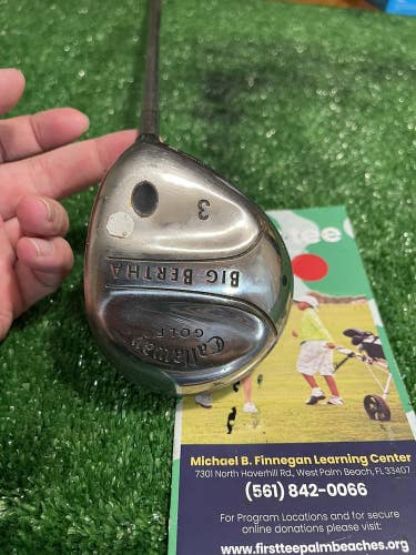 Callaway 2004 Big Bertha 3 Wood Uniflex Steel Shaft