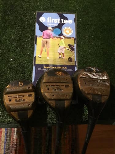 Cobra Ladies Baffler Woods Set Driver 3-5 Woods Graphite Shafts