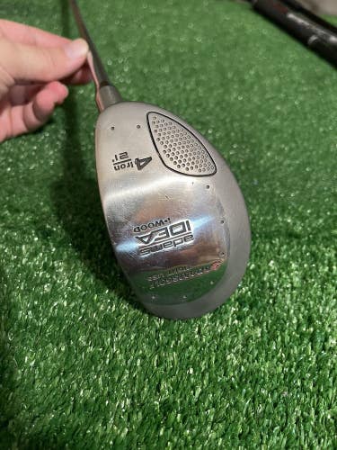 Adams Idea i Wood 21* 4 Hybrid Iron Regular Steel Shaft Right Handed