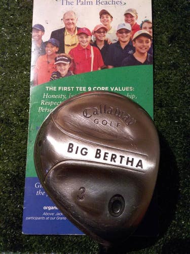 Callaway Ladies 2004 Big Bertha 3 Wood Ladies Graphite Shaft