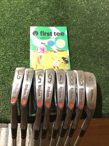 Wilson Staff 1987-88 Fluid Feel Irons Set (3-LW) Steel Shafts (STD -1/2)
