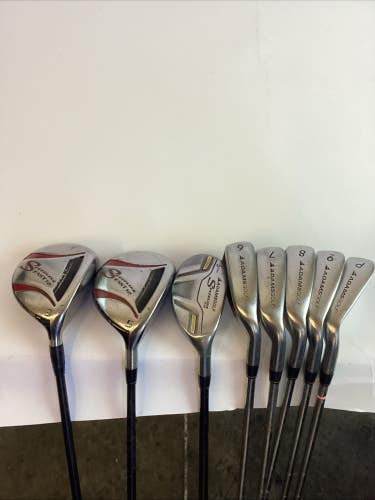 Adams Speedline Fast 12 Woods & Irons Set Regular Flex Graphite And Steel Shafts