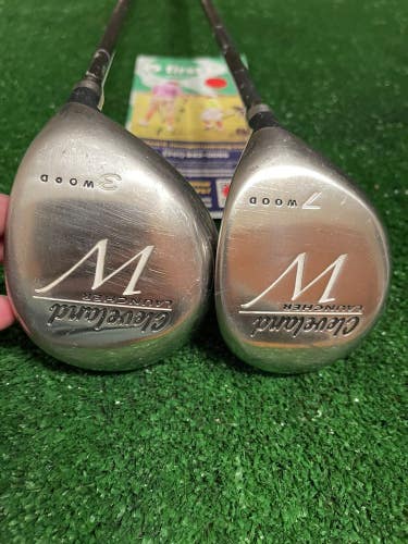 Cleveland W Series Ladies Fairway 3 And 7 Woods Graphite Shaft
