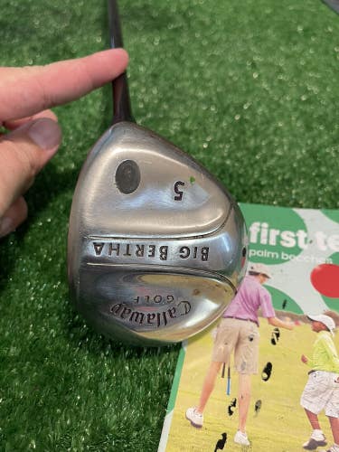 Callaway Ladies 2004 Big Bertha 5 Wood Graphite Shaft Right Handed
