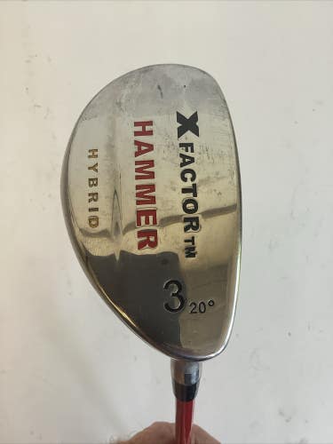 X Factor Hammer 3 Hybrid 20* Regular Graphite Shaft