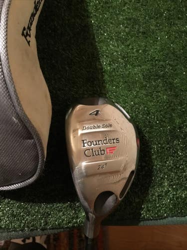 Founders Club Double Sole 4 Hybrid 24* Regular Graphite Shaft Left Handed