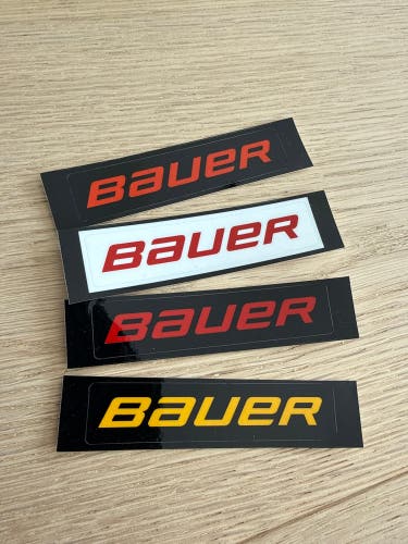 Hockey Helmet Sticker - Bauer