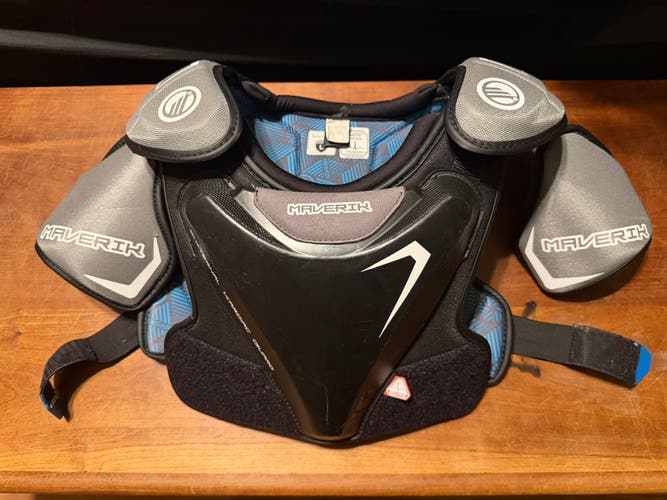 Youth Large Maverik Charger Shoulder Pads (Used)