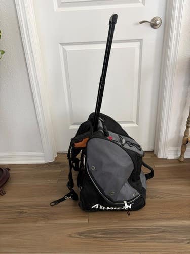Travel Boot Bag on Wheels that is also a Back Pack - Fits in the overhead compartment of a plane.