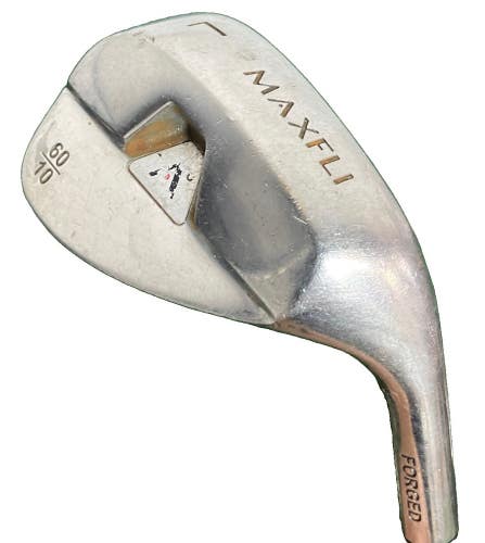 Maxfli A10 Forged Lob Wedge 60*10 RH Stiff Steel 35" New Jumbo Grip Nice Club