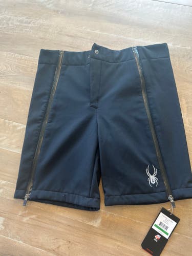 Black Men's Adult Large Spyder Ski Pants (New)