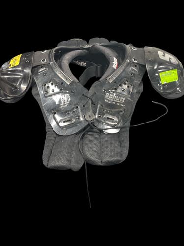 Used Schutt Y FLEX 5. FB Shoulder Pads Black MD 11735-S000348846