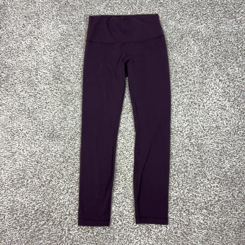 Lululemon Pants Womens 6 Purple High Rise Leggings Yoga Athletic Workout Gym