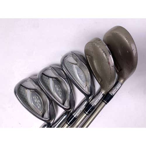 Adams Idea A12 OS Hybrid Iron Set 5H-6H-PW Idea Womens 50g Ladies RH No 8 iron