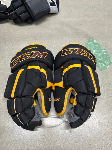 NCAA ASU SUN DEVILS CCM Pro Model Gloves 15" Pro Stock (Used)