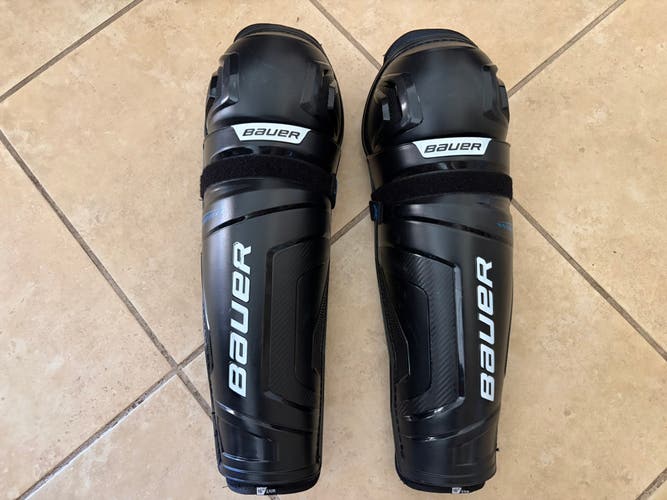 Senior Bauer X 16" Shin Pads (New)