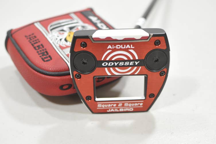 Odyssey Ai-DUAL Square 2 Square Jailbird 35" Putter RH SL 120 Steel #229514
