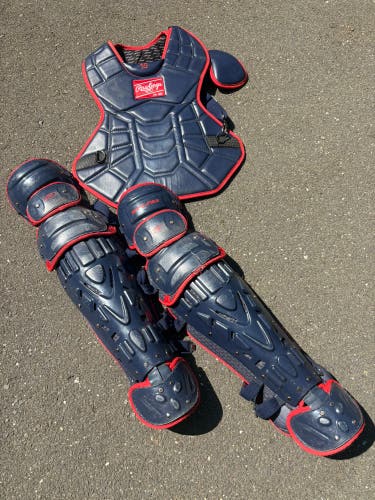 Pro issue rawlings catchers gear