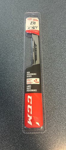 New!! CCM Speedblade XS1 Steel Skate Runners Stainless +2MM- 271mm (Skate size 8 - 8.5)