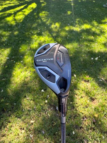 Callaway Quantum Max 5 Hybrid 24 Denali Silver Regular Flex 39.25" +HC NICE
