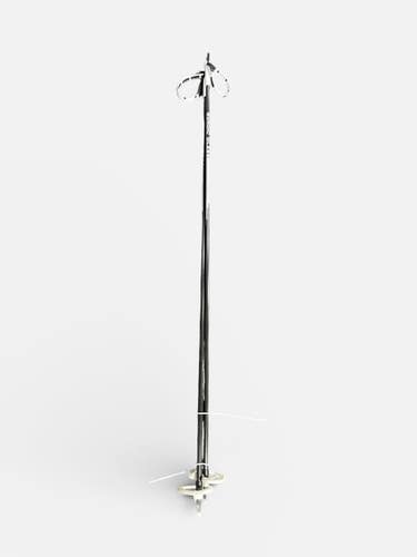 Used NORDIC GLASS 155 CM Mens DH Ski Pole Grey 155 cm / 61 in 11735-S000348304