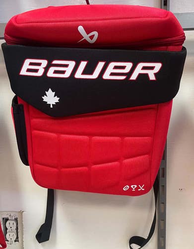 NEW! Bauer Hockey Glove Backpack - Carolina Hurricanes / New Jersey Devils