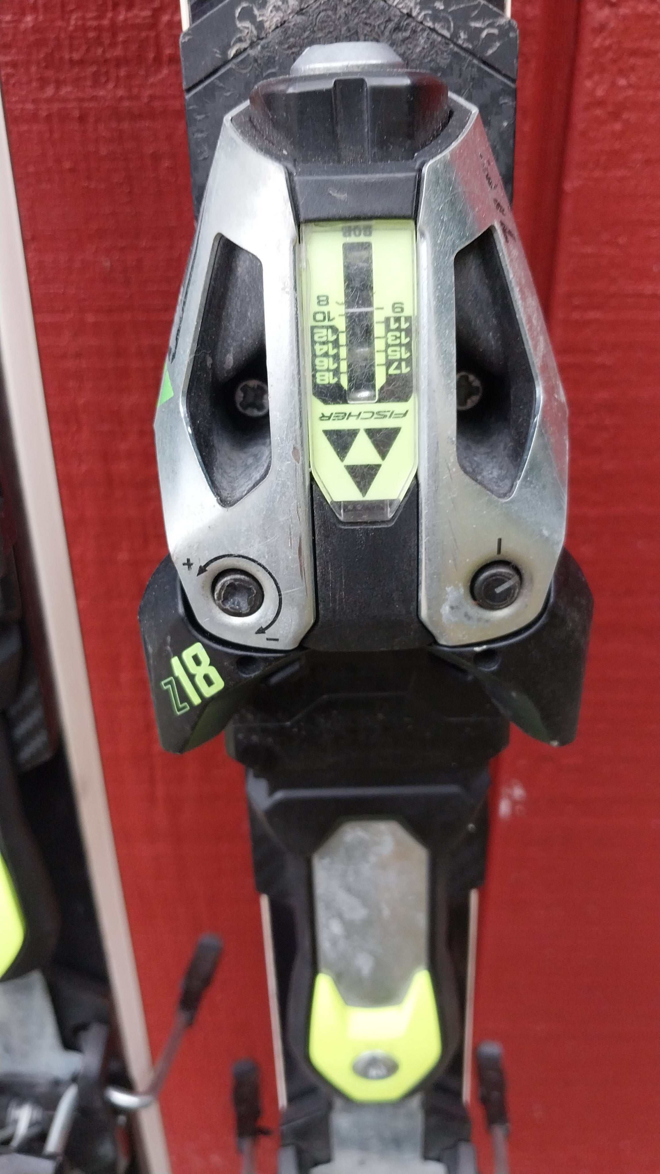Racing 188 cm Fischer RC4 WC GS Skis With Bindings Max Din 18