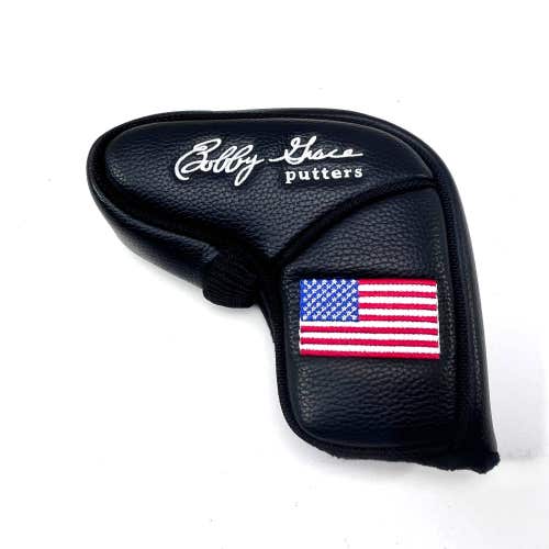 Bobby Grace USA Blade Putter Headcover HC Black