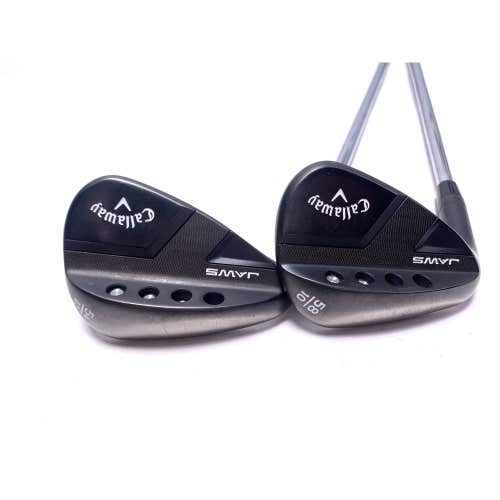 LEFTY Callaway Jaws Full Toe Raw Black Wedge Set 54* 12 | 58* 10 TT DG LH