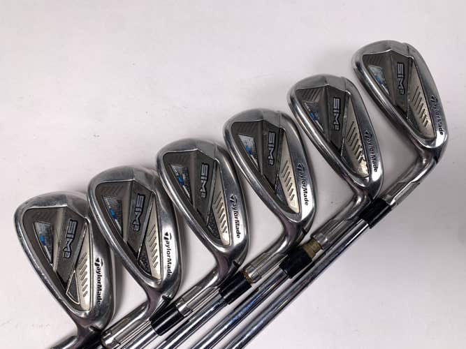 TaylorMade SIM2 MAX Iron Set 6-PW+AW True Temper Elevate MPH 85g Stiff RH
