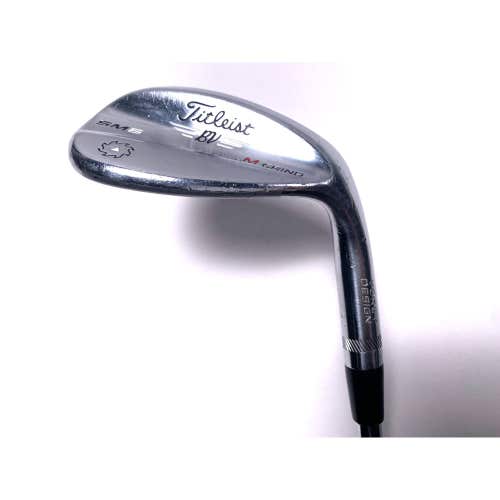 Titleist Vokey SM6 Tour Chrome Lob Wedge LW 60* 8 Bounce M-Grind SM6 Wedge RH