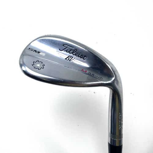 Titleist Vokey SM6 Tour Chrome Lob Wedge LW 58* 8 Bounce M-Grind SM6 Wedge RH