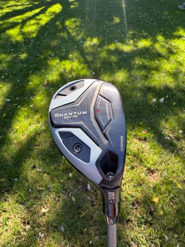 Callaway Quantum Max OS 5 Hybrid 23 Denali Silver Stiff Flex 39.25" +HC MINT
