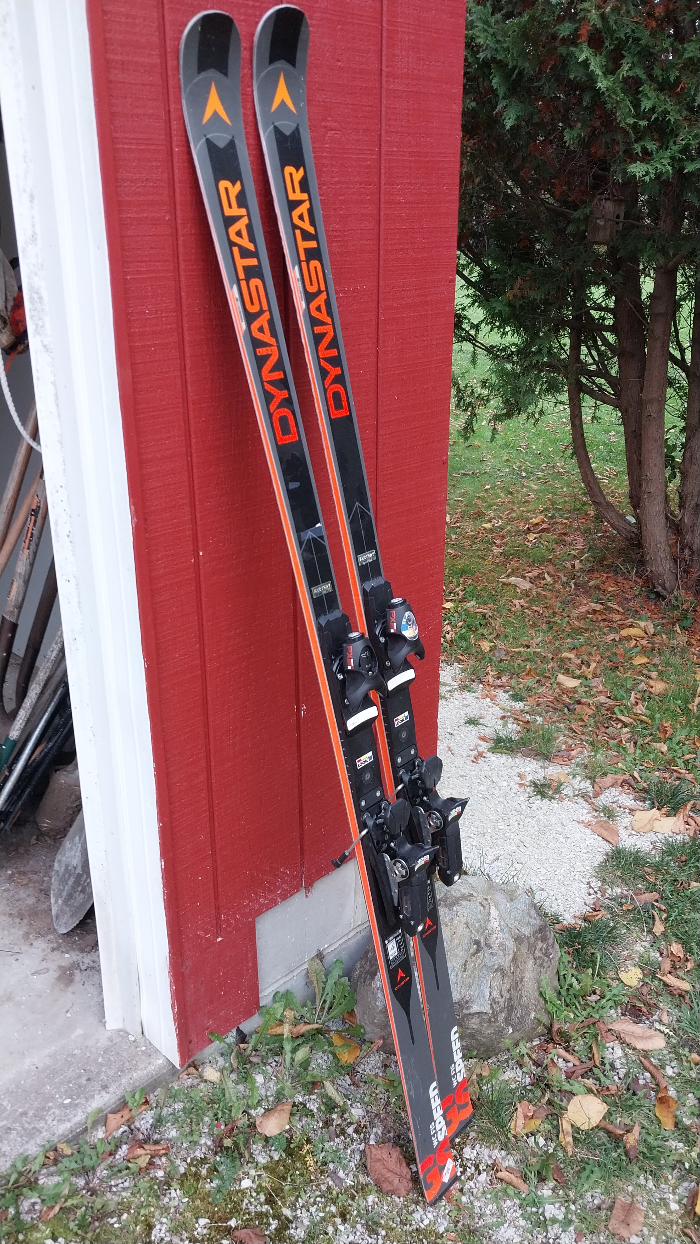 188 cm Dynastar Speed WC FIS GS Skis With Bindings Max Din 18