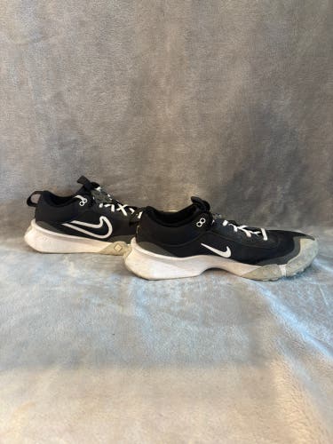 Black Men's Size M 9.0 (W 10.0) Nike Air Diamond Footwear Turf Cleats (Used)