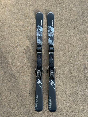 Nordica Wild Belle 144 cm Skis With Bindings (Used)