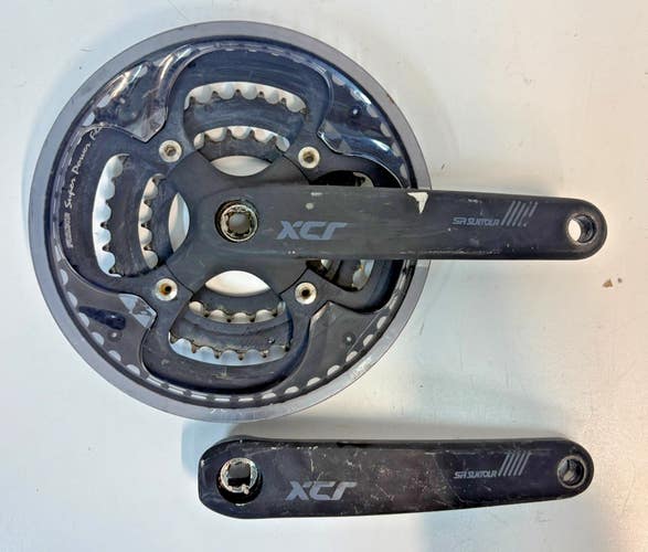 SR Suntour XCR 175mm 48/36/26 Black Aluminum/Steel Power Flo Triple Crankset