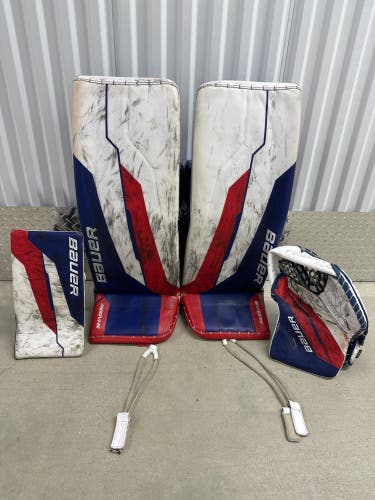 34" Bauer Supreme Shadow Regular Goalie Full Set Pro Stock (Used)