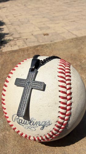 Black Cross & Chain Set